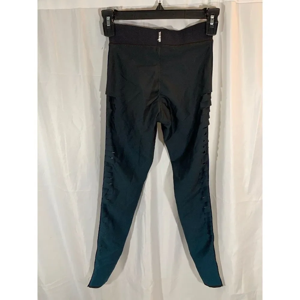 EUC UltraCor Ultra Silk Slash Collegiate Legging in Gradient Teal [SZ XS ] #2368